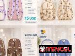 Mochilas, juegos con merenderos y demás de 9, 15 y 20 usd