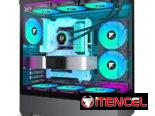 Chasis FOIFKIN ATX Media Torre – 6 Ventiladores ARGB PWM, Vidrio Templado, USB-C