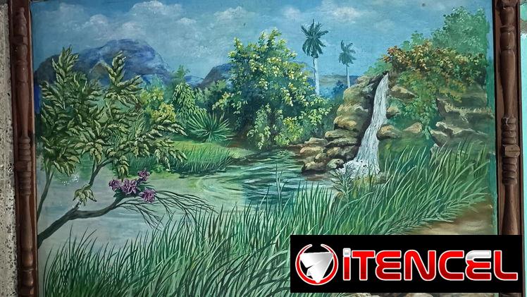 Cuadro de paisaje