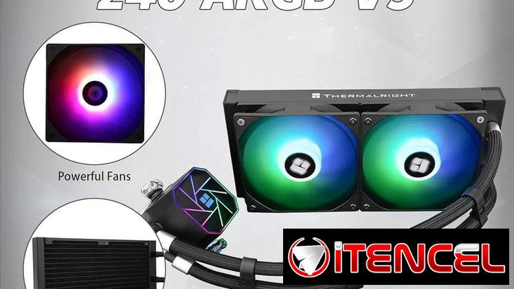 Pregunte cualquier duda 90usd Aqua Elite 240 V3 – Enfriador líquido de CPU, velocidad del cabezal de bomba AIO de hasta