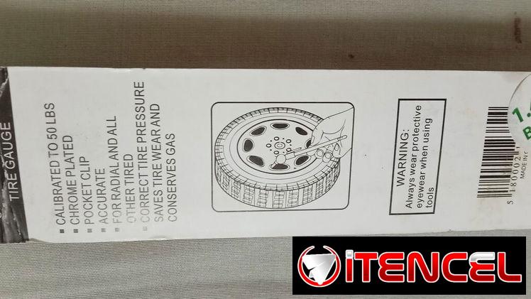 Medidor portátil de aire para gomas o neumáticos