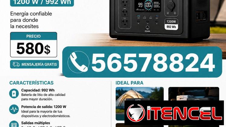 Estacion de energía 1200w envío incluido