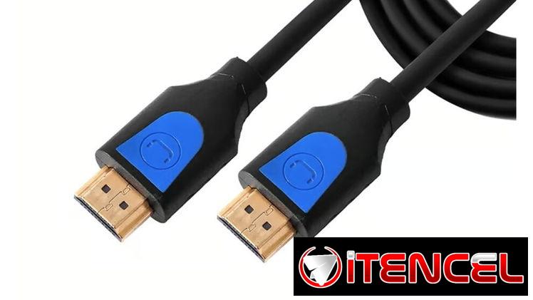 Cable Unno Tekno HDMI 2.0 10FT 4K 60Hz HDR Conectores Gold-Plated 18Gbps ARC Alta Calidad De Video y Audio