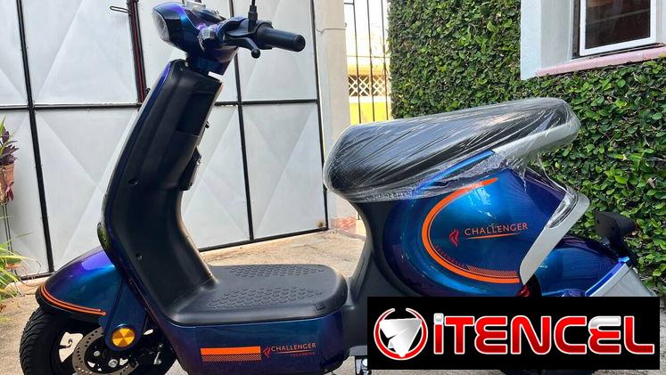 ‼️Motorina eléctrica modelo LECCORNIA batería de grafeno plomo-acido 60v 20ah ( motor de 1200 wat )