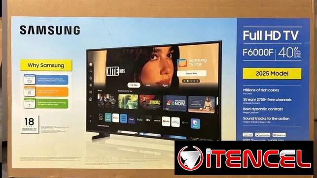 Smart TV Samsung 40 pulgadas FHD F6000F (2025) FHD Precio $285 USD transporte Incluido Factura y Garantía