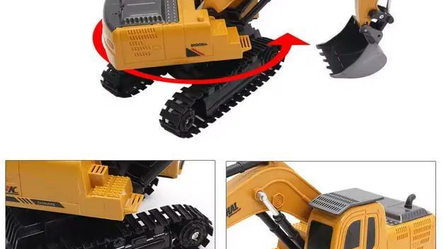 Excavadora RC Die – Cast 1:24 – Ingeniería en Movimiento para Niños (+6 años) | Batería recar… | videojuegoshabana.com