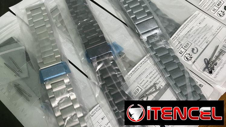 Manilla metálica eslabón tradicional para Smart Watch Galaxy!! Pin 20 y 22mm. Están Súper Buenas!!