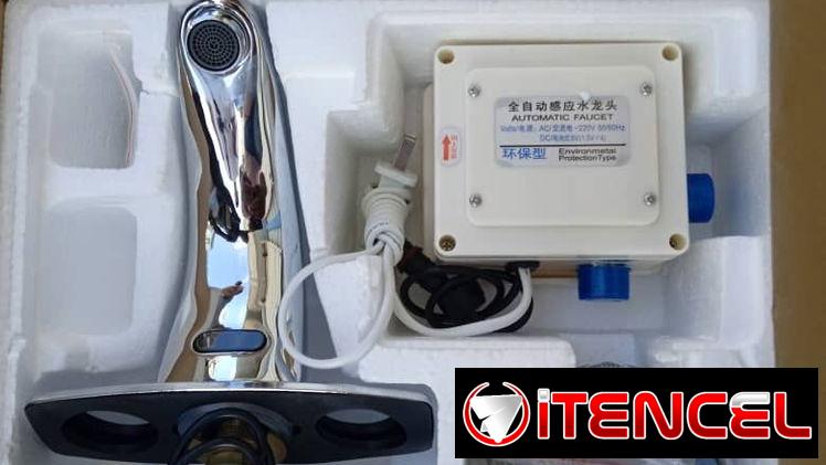 Mezcladora de lavamanos con sensor