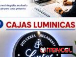 Cajas luminicas, carteles neon, letras a relieve