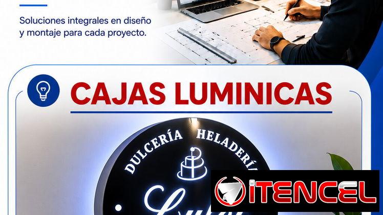 Cajas luminicas, carteles neon, letras a relieve