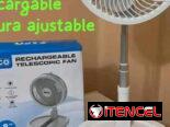 -Ventilador, lampara recargable y accesorios