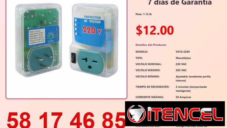 PROTECTOR DE VOLTAJE 220 V  V010
