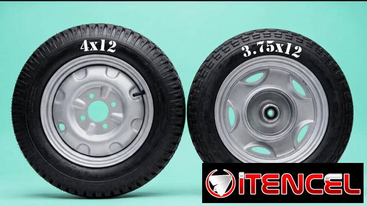 Gomas de triciclo con con cámara y llanta