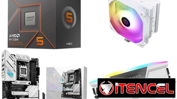🪩 Kit Style 🪩 Asus ROG Strix B650-A Gaming🔻32GB Corsair Vengeance RGB🔻Cooler Master Hyper 212 Pr🔻Ryzen 5 8 📦0km