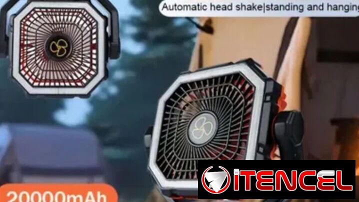 Ventilador portátil recargable