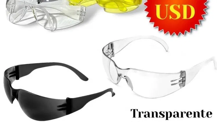Gafas,Lentes de Protección 😎🥸 Negras,Ámbar, Transparentes