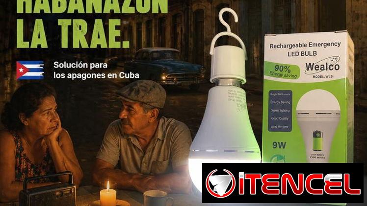 Bombillos recargables Led 9w