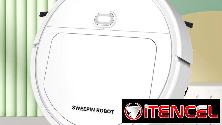 Madres Robot Aspirador 3 en 1 Totalmente Automático, Eficiente en Limpieza, Escaneo,Succión y Arrastre, Máquina Limpieza
