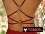 Trusa enteriza Nueva de Shein color: rojo vino, talla S muy pequeña