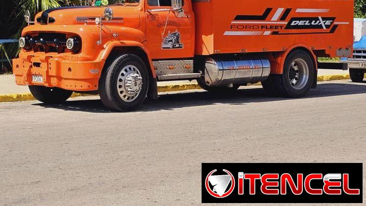 Camioneta Ford 52 de carga y pasaje