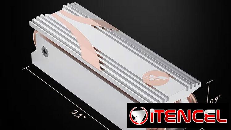 25usd SABRENT M.2 2280 SSD Rocket Disipador de calor en plata