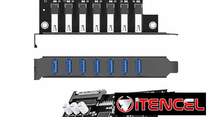 EXPANSIÓN ORICO PCI EXPRESS A 7 PUERTOS USB 3.0