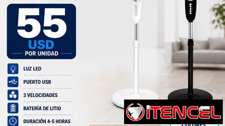 Ventilador recargable Nuevo