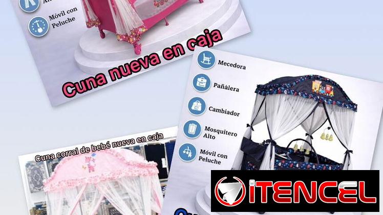 215usd🔺️ Cuna corral Rosado claro y oscuro, azul