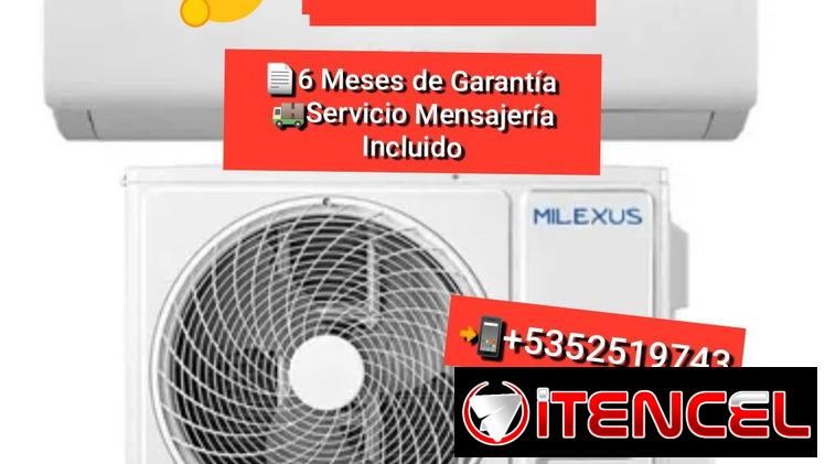 SPLIT 1 MILEXUS 1 TONELADA 220V MENSAJERÍA INCLUIDA