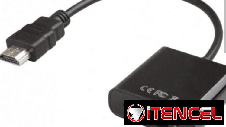 Adaptador de vídeo HDMI a VGA.