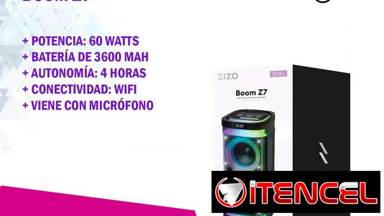 🔊 BOCINA ZIZO BOOM Z7 — POTENCIA, CONECTIVIDAD Y MICRÓFONO INCLUIDO PARA TU EVENTO O ESPACIO 🎤🎶