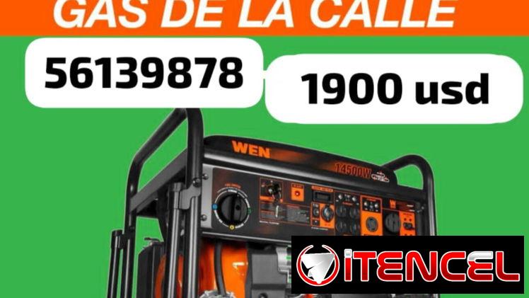⭐⭐⭐📢📢ganga planta ,generador ,gas de la calle