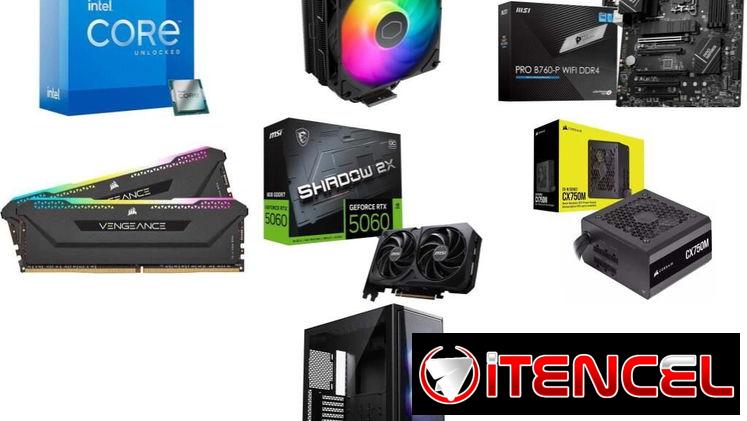 KIT ESTRENAR i5-12600K 🤩 MSI Pro B760-P WiFi DDR4 -32GB -RTX 5060 8GB -DSIPADOR -750W 🆕 0km
