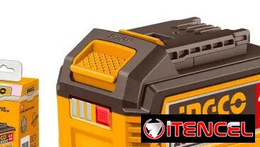 Cargador de baterías y batería para herramientas industriales. 20 V