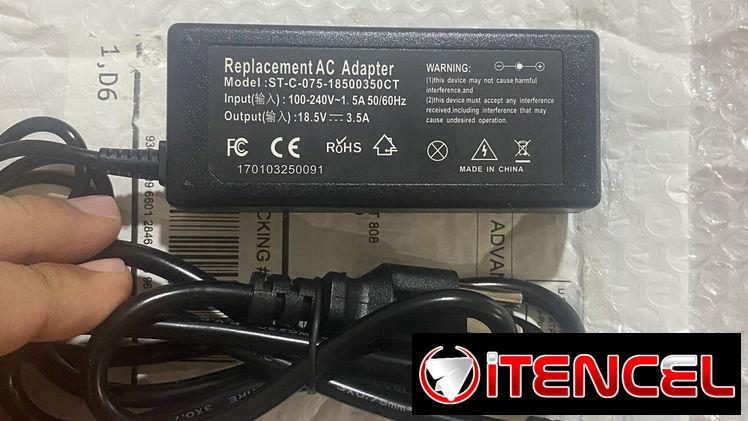 🔝🔥SE VENDE CARGADOR NUEVO DE LAPTOP DE 65 WATTS DE PUNTA GORDA O PUNTA AGUJA