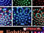 COIDEA Luz Estroboscópica LED de Fiesta 3W – Luz de Discoteca con 7 Colores y Activación por Sonido – Mini Luz DJ con Co
