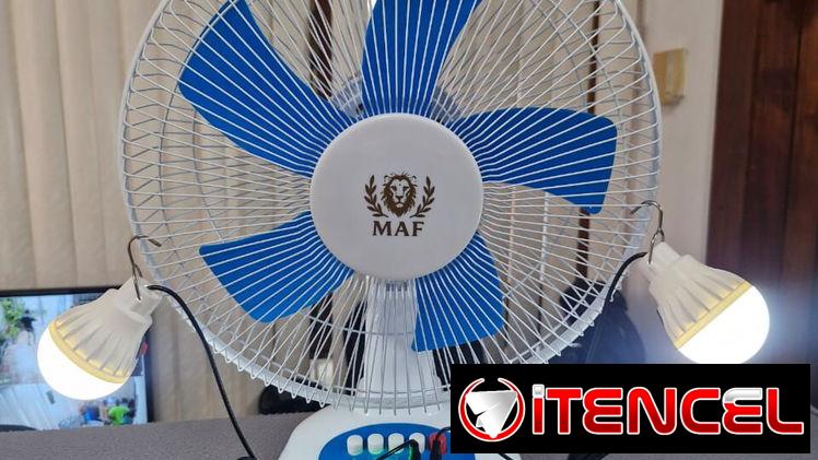 Ventilador de mesa recargable Maf