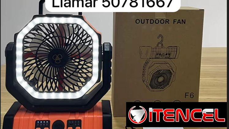 Ventilador recargable