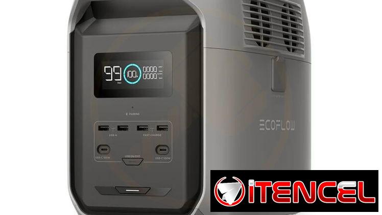 EcoFlow DELTA 3 1500 con 1536Wh, 1800W – Pico 3600W, Carga Rápida y Batería LiFePO Estación de Energía Portátil