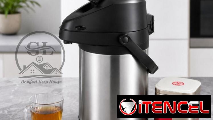 Termo de alta calidad con dispensador para bebidas calientes y frías (G&L)