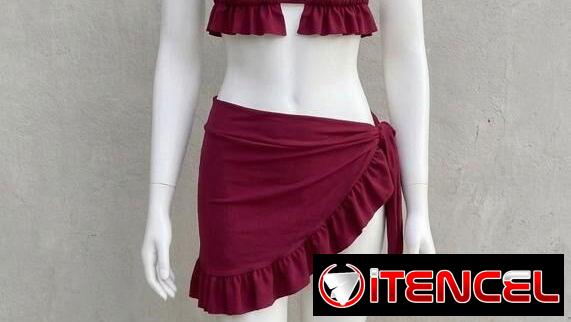 Biquinis de pareo corto x 5500.  Juego de bikinis Cherry 🍓 x5000