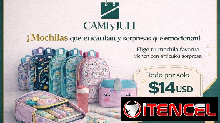 Combo de mochilas escolares