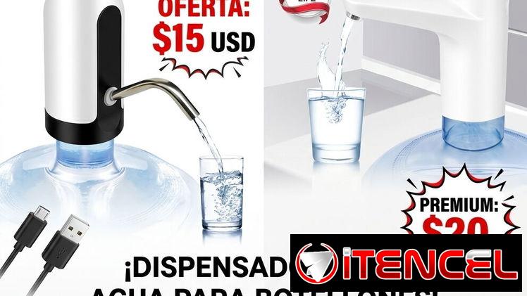 Dispensadores de agua, bombita extractora para botellones 20 litros