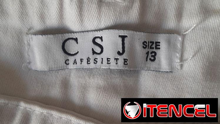 Short blanco talla 13 de mujer (poco uso en buen estado)