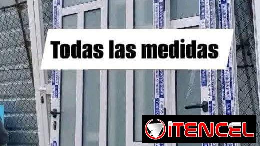 Puertas de marquetería de aluminio con cristales y melamina. Ventanas. Mamparas de baños. Closet de espejos ect