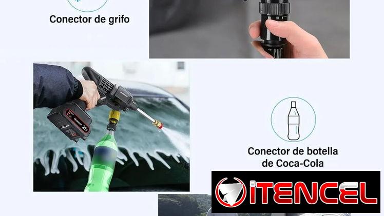 Hidrolavadora eléctrica portátil e inalámbrica 550W