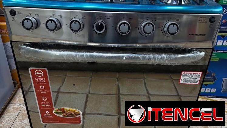 Cocina Premier 6 hornillas Magneto Tapa de Cristal    💸460USD 🛡️de garantía 4 meses