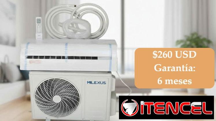 SPLIT MILEXUS 1 TONELADA, ENTREGA DE FACTURA. VARIEDAD DE ELECTRODOMÉSTICOS, TECNOLOGÍA, CELULARES, ETC