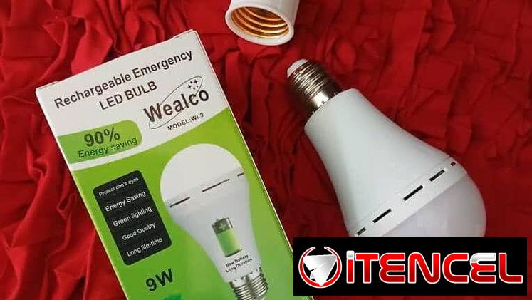 Bombillo recargable