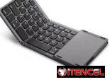 Teclado Inalámbrico Ultra-Silencioso Plegable con tradpad